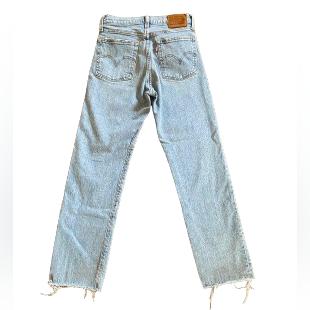 Levi's Light Wash Blue Straight-Leg Jeans